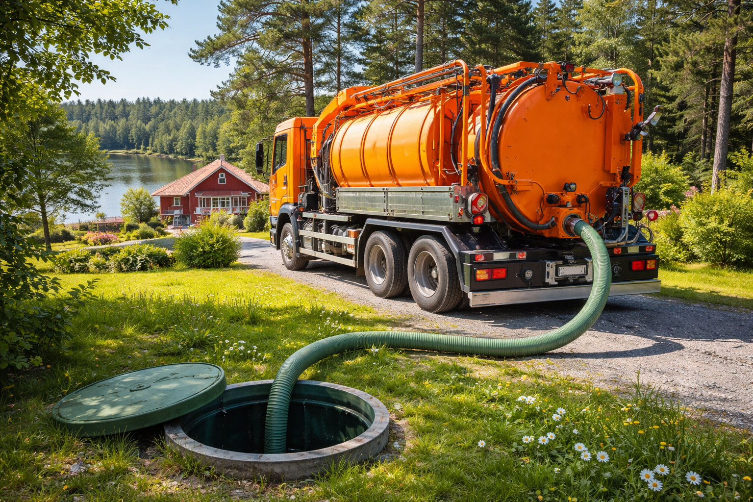 Tjänster för slamavskiljare i Värmdö