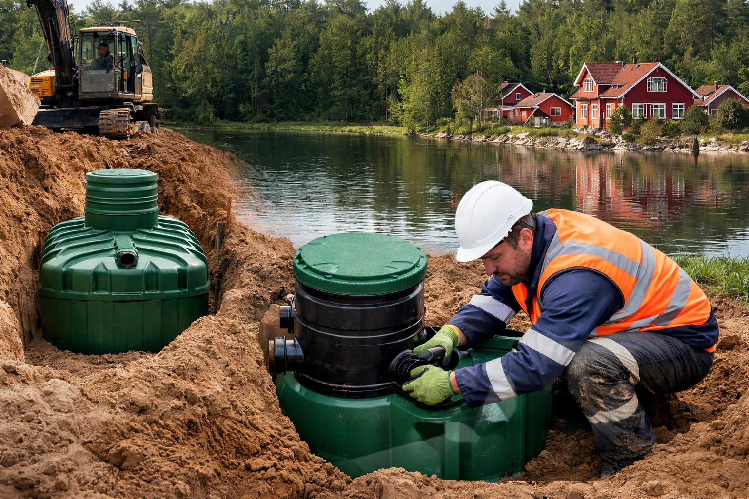 Certifierad entreprenör för enskilt avlopp i Nacka
